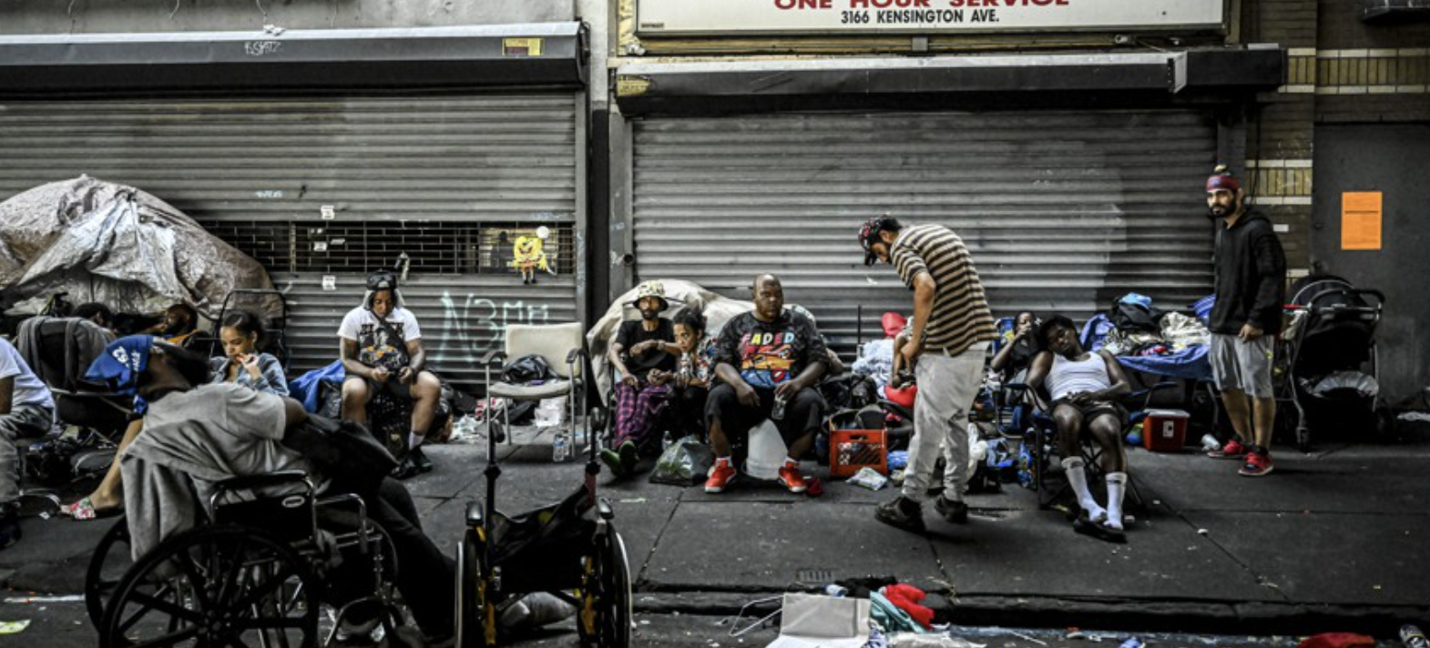 费城流浪汉人数连续第三年增加！这些地区流浪汉最集中！